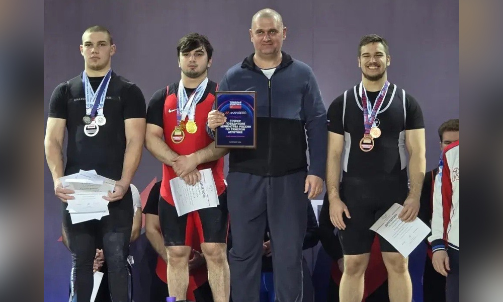 Омский тяжелоатлет Никита Тепляков завоевал бронзу первенства России