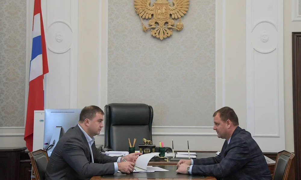 Виталий Хоценко провёл рабочие встречи с главами Горьковского и Павлоградского районов