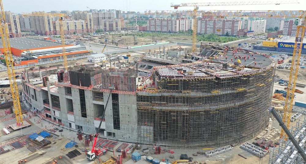 В регион должен прийти второй транш в 2,6 млрд рублей на строительство «Арены Омск»