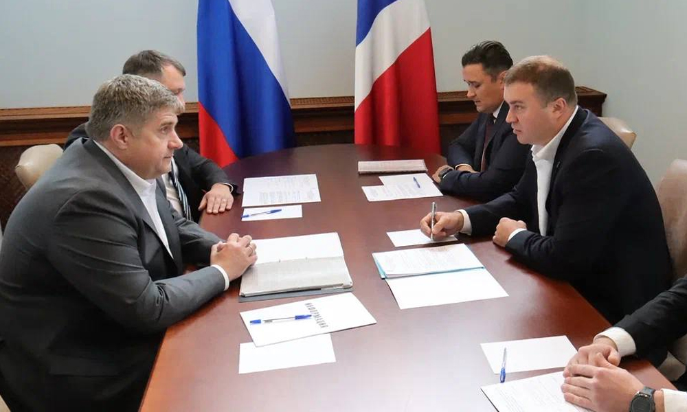 Виталий Хоценко обсудил строительство Северного обхода Омска с главой Росавтодора