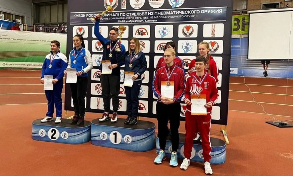Омичка Виталина Бацарашкина одержала победу на Кубке России по пулевой стрельбе 