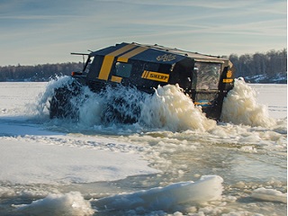 Омичи могут поучаствовать в тест-драйве вездехода "Шерп"