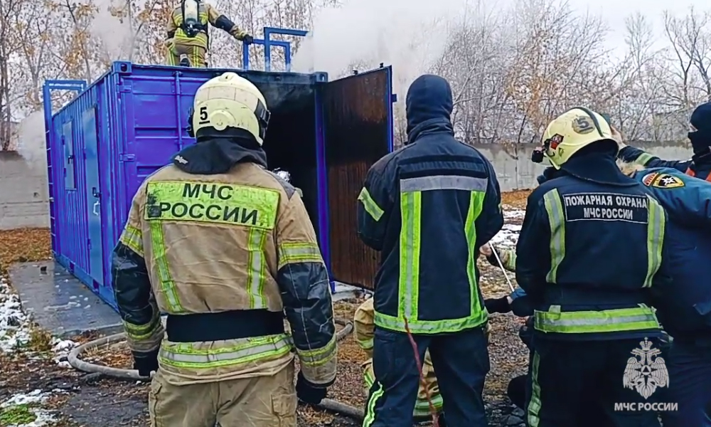 Омские пожарные создали комплекс для проведения практических занятий