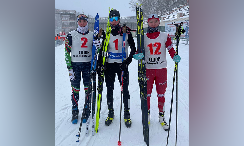 Омичка Полина Ващенко дважды победила во всероссийских соревнованиях по лыжным гонкам 