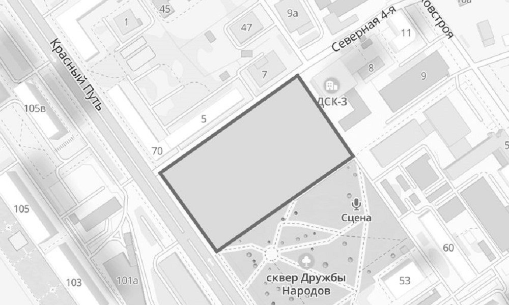 В Омске на участке, где ранее располагался теннисный центр, тюменская компания планирует возвести жилой дом