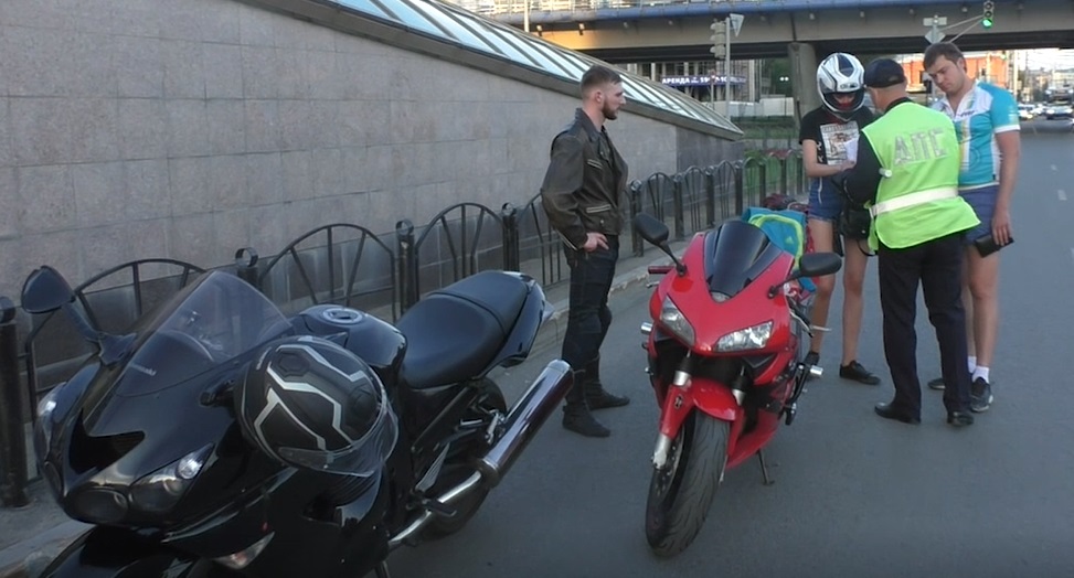 В Омске выявили 120 мотоциклистов-нарушителей