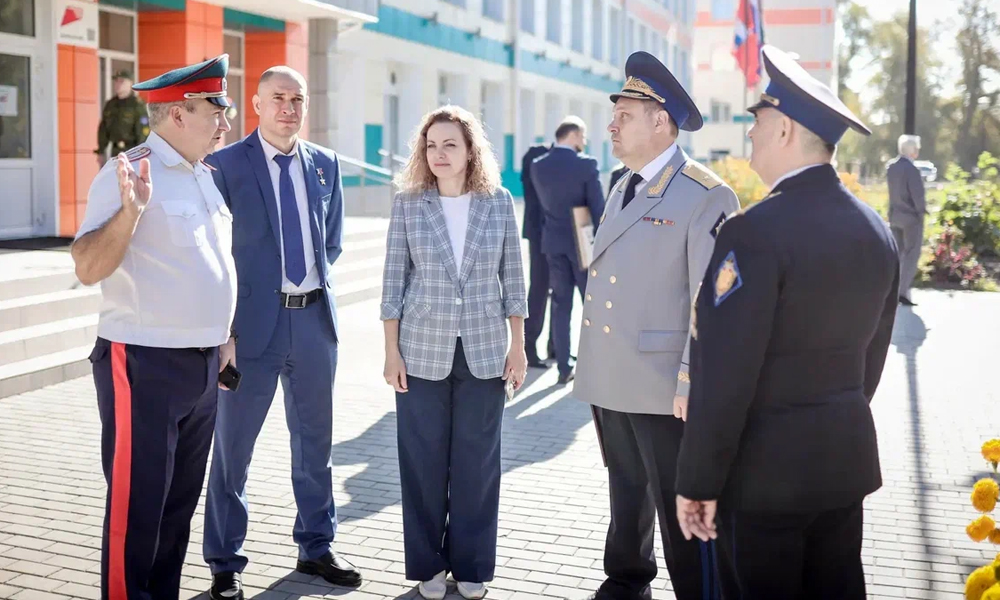 В казачьей кадетской школе-интернате Омска открылся первый в регионе класс ФСБ 