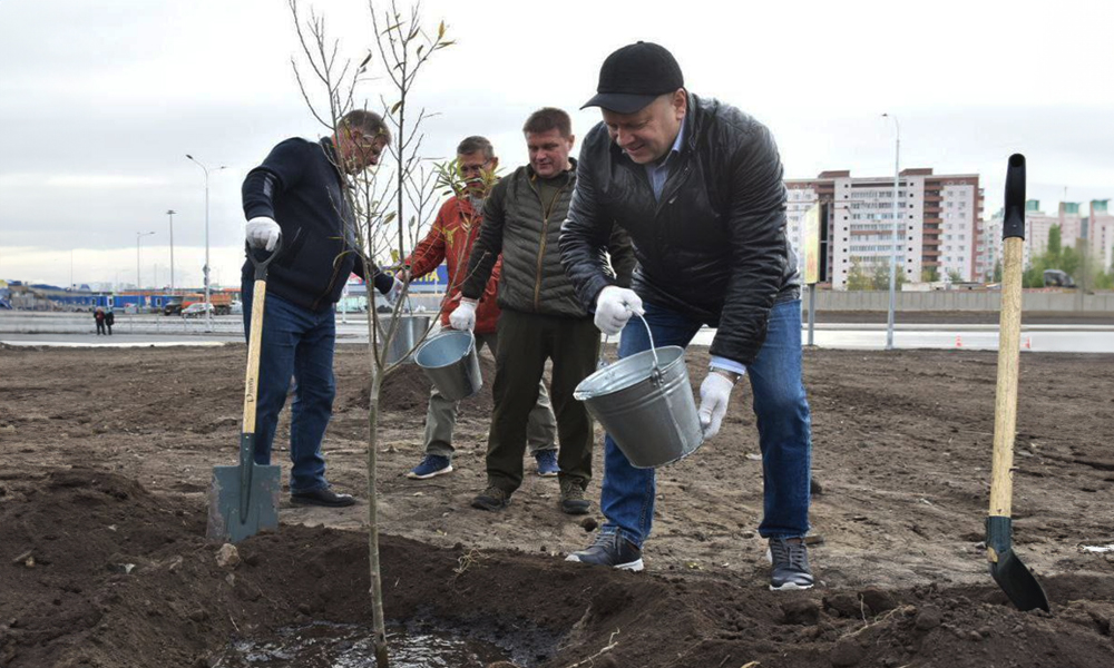 Этой весной в Омске высадят 13 тысяч деревьев и 28 тысяч кустарников