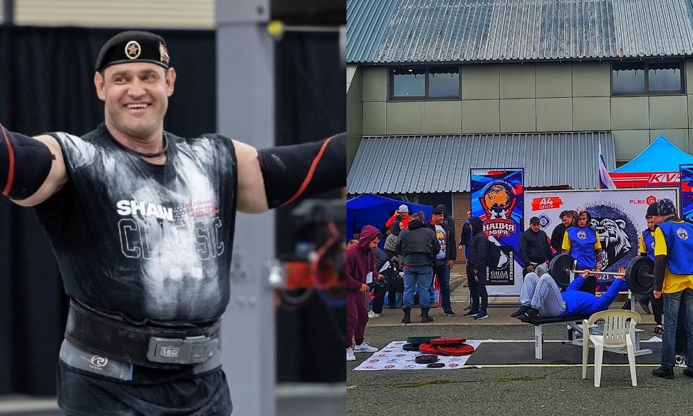 «Даже лучики солнца начали пронзать хмурое осеннее небо»: силач Михаил Шивляков поздравил омичей