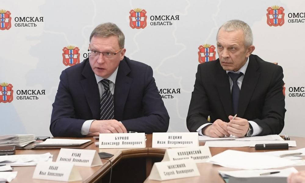 Губернатор Александр Бурков и полпред Анатолий Серышев обсудили подготовку Омской области к паводку и пожароопасному периоду 