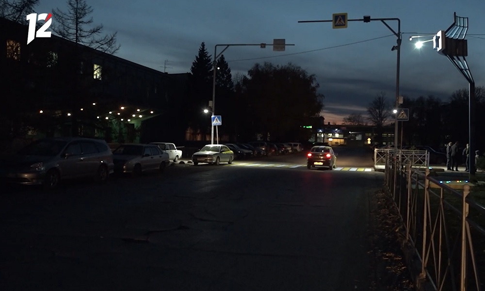 В Омске оборудуют проекционные пешеходные переходы