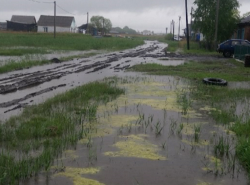 В Омской области разбушевалась стихия