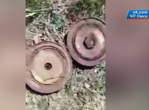 Специалисты обследовали обнаруженные в Омске мины