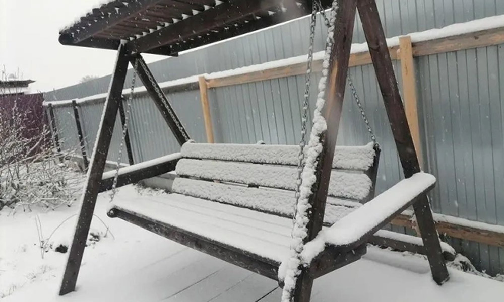 На севере Омской области на выходных наступила зима