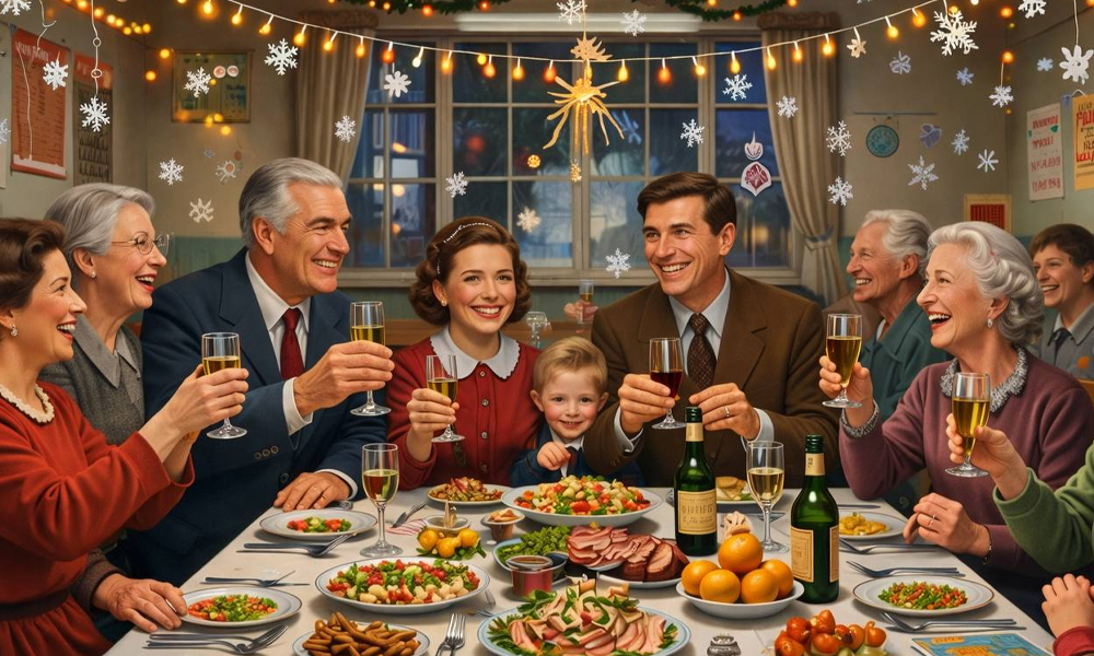 «Раз, два, три — ёлочка, гори!»: как отмечали Новый год в царской России и в СССР?  