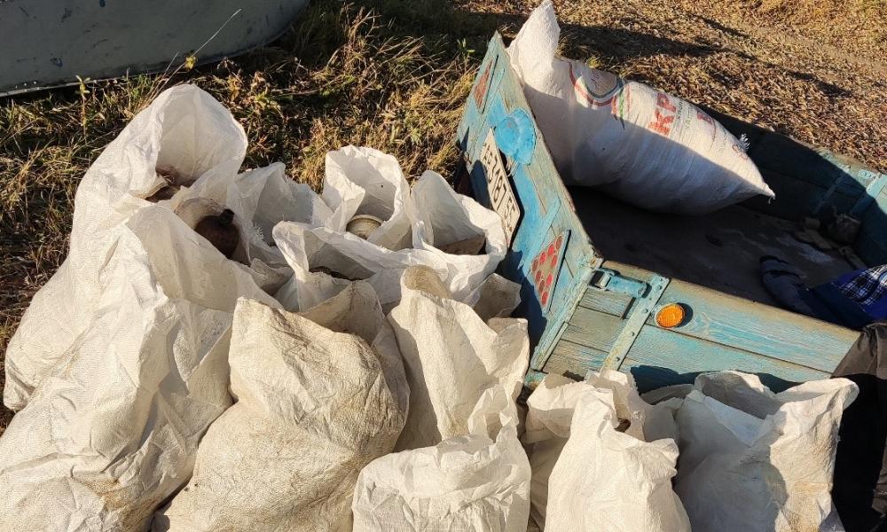 В октябре в Омской области от мусора и брошенных орудий ловли рыбы очистили два озера 