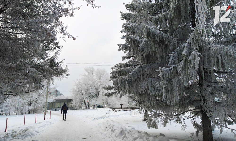 В Омскую область пришли аномальные морозы
