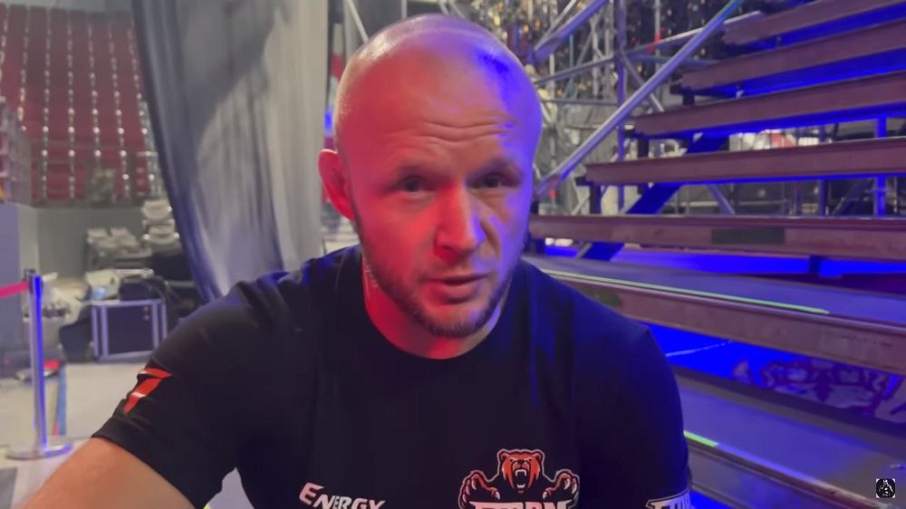 Омский боец Александр Шлеменко обратился к болельщикам после боя