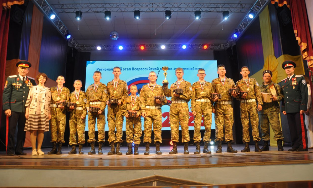 Кадеты из школы имени маршала Язова победили в областном этапе игры «Казачий сполох»