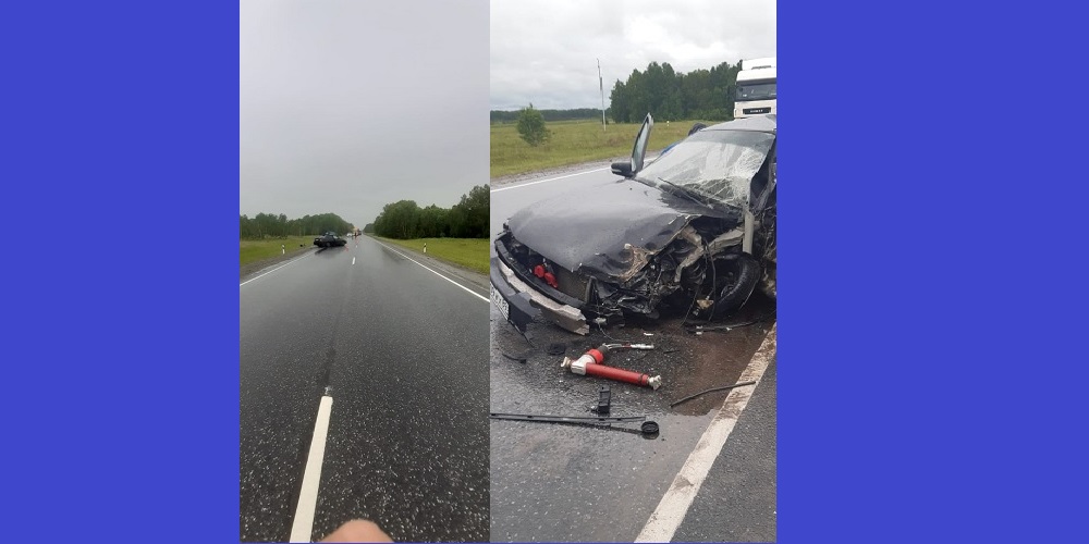 На трассе Тюмень - Омск Daewoo Nexia влетела в КамАЗ