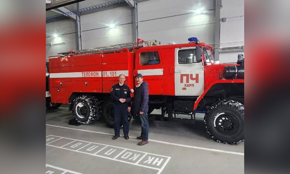 Пожарная служба Омской области получила две автоцистерны из ЯНАО