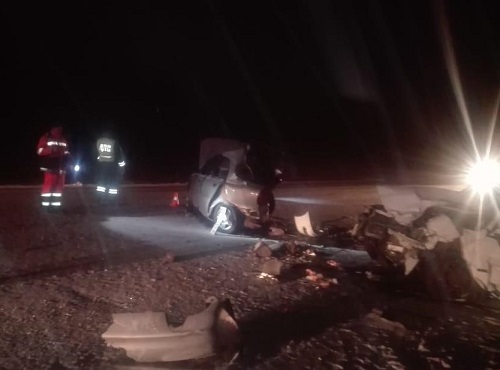 На трассе Тюмень - Омск Chevrolet влетел в Toyota