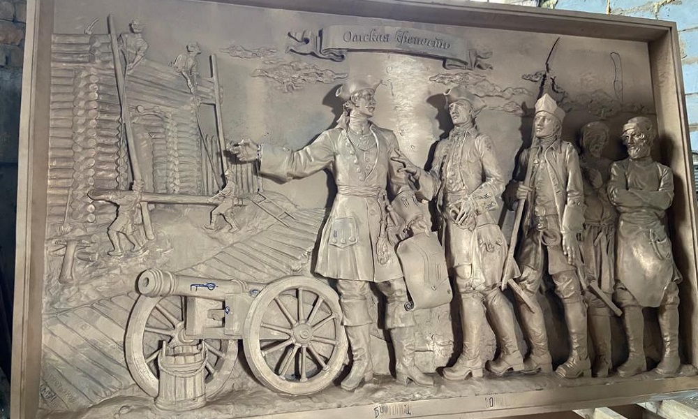 Некоторые части памятника основателю Омска Бухгольцу уже отлили в бронзе