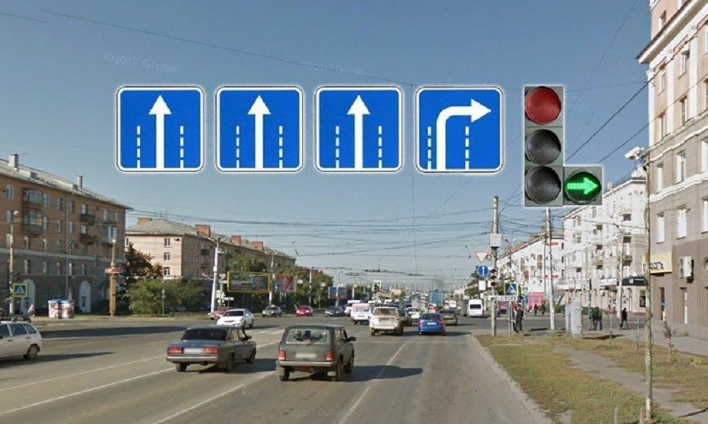 В Омске вновь разрешили правый поворот с улицы Масленникова в сторону остановки «Голубой огонёк»