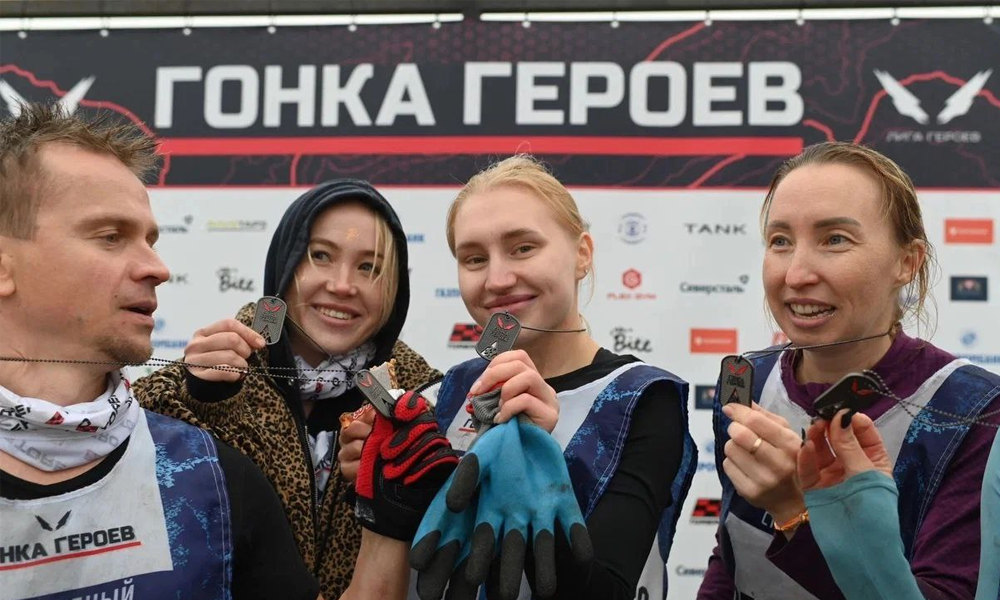 В Омске впервые прошла экстремальная «Гонка Героев»