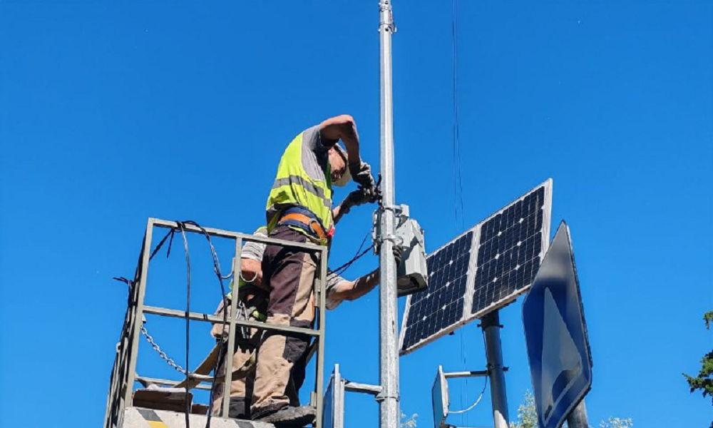 В Омске установят проекционные переходы рядом с образовательными учреждениями 