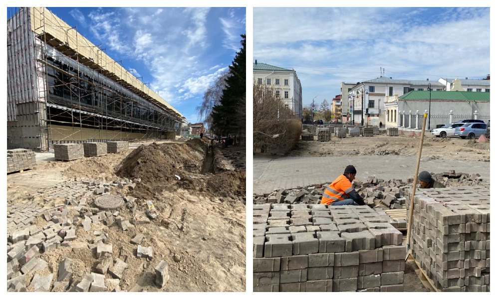 В Омске начался второй этап благоустройства Городского сада 