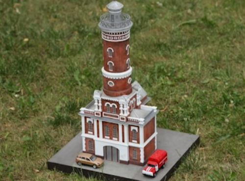 В Царицыно установили омскую пожарную каланчу