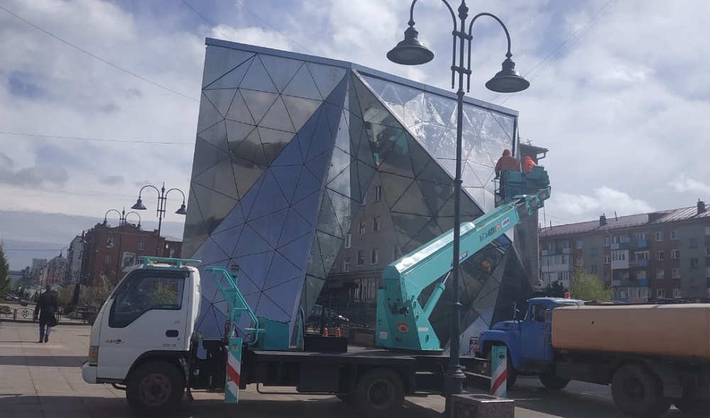 Омские фонтаны готовят к запуску