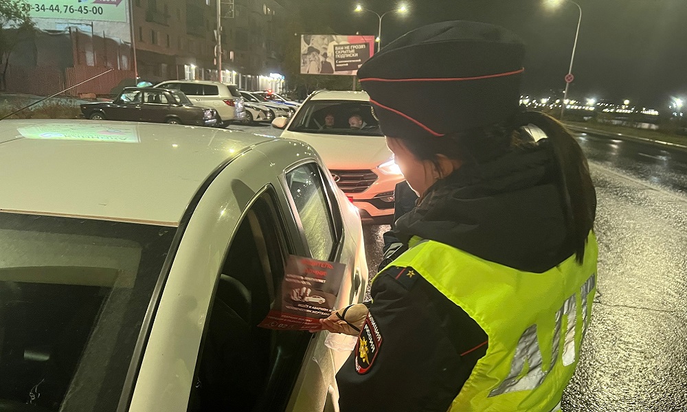 Омские госавтоинспекторы провели рейд «Трезвость»