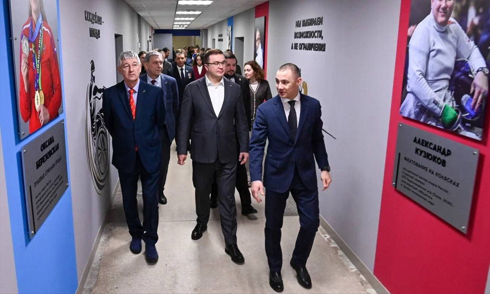 Виталий Хоценко принял участие в открытии демонстрационно-просветительского центра по адаптивному спорту в Омске