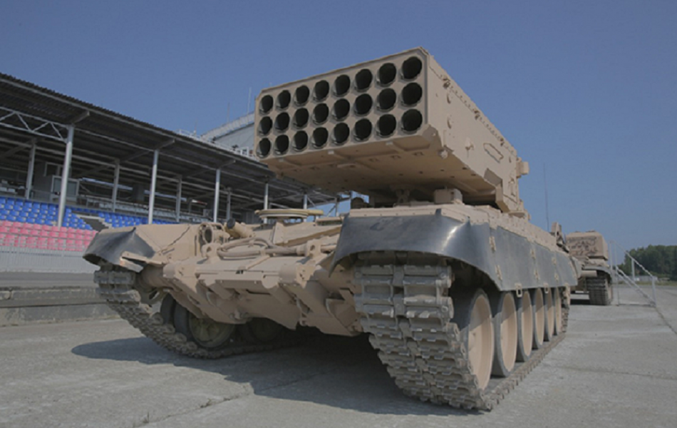 Омсктрансмаш представляет на выставке IDEX-2021 не имеющий аналогов в мире огнемёт ТОС-1А