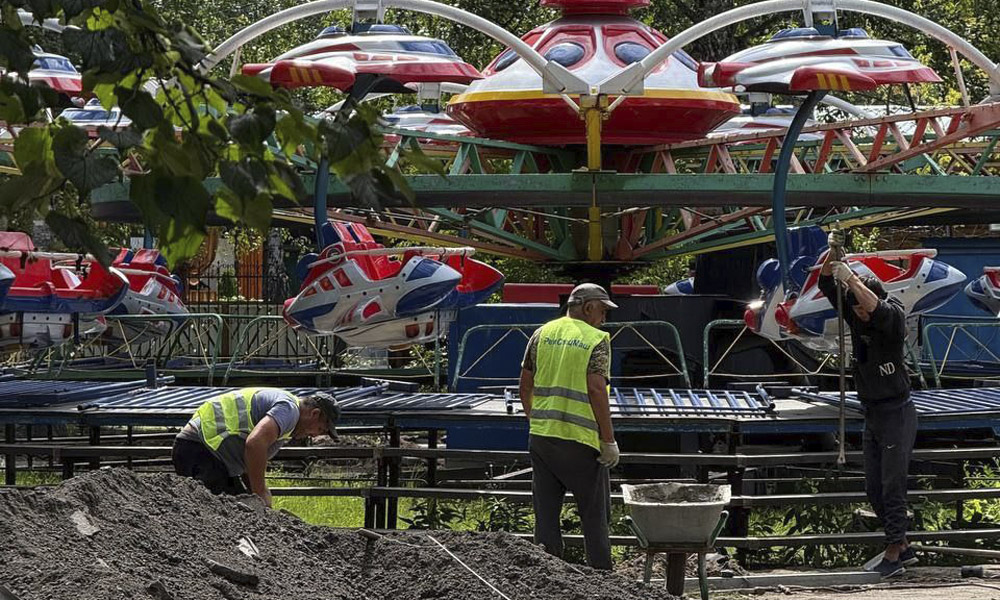 В омском парке им. 30-летия ВЛКСМ стартовало масштабное обновление