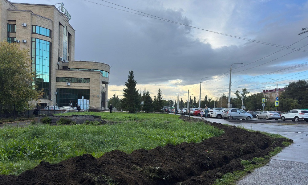 В Омске стартовало благоустройство сквера Водников