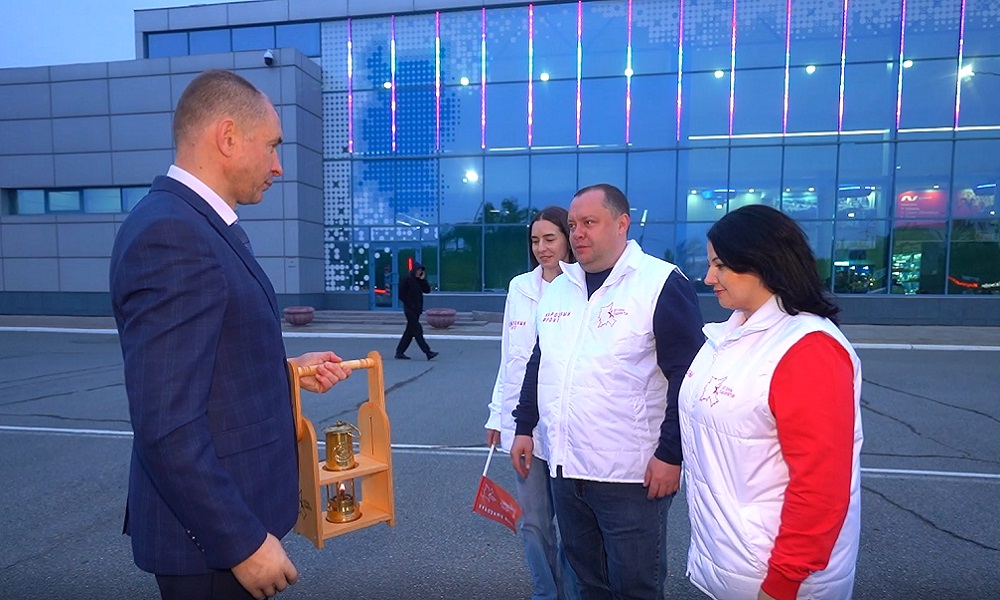 В Омск доставили частицу Вечного огня