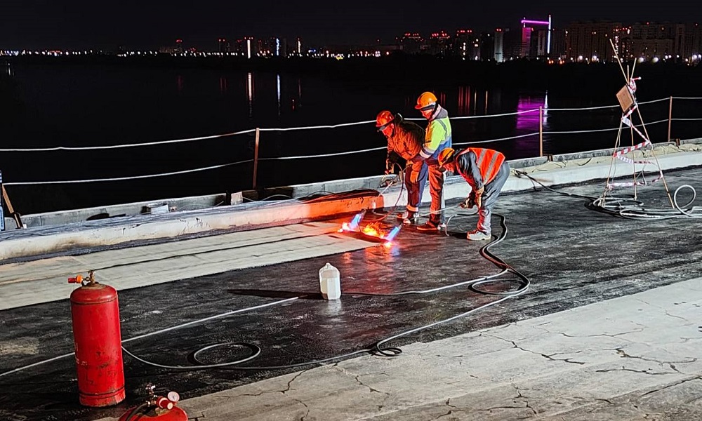 Готовность моста имени 60-летия ВЛКСМ превышает 24%