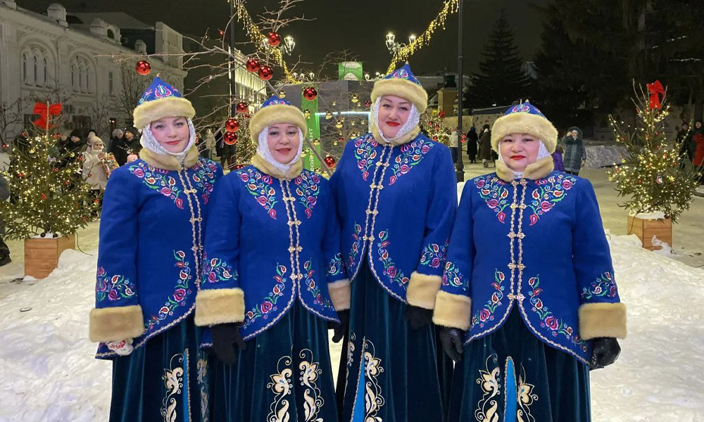Творческие коллективы Омска приняли участие в праздничной музыкальной программе на «Зимнем Любинском»