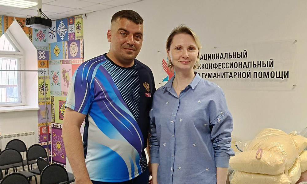 В Омске в преддверии дня Великой Победы побывал глава администрации Стаханова Андрей Плехов  