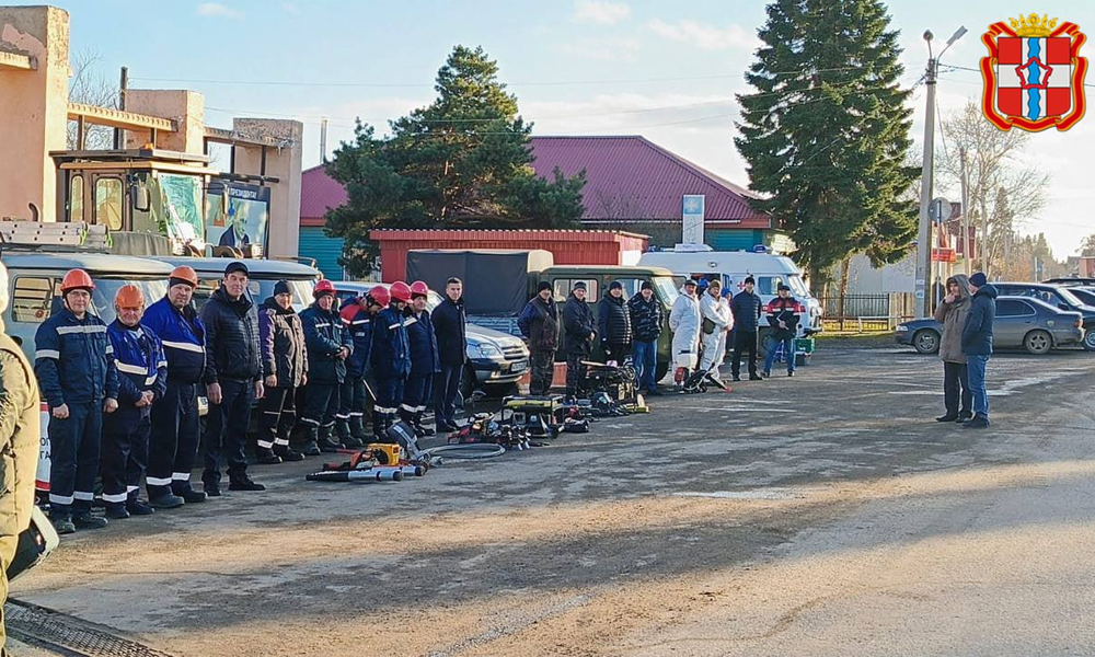 МРБ сообщило в соцсетях о завершении командно-штабных учений в Тевризском районе