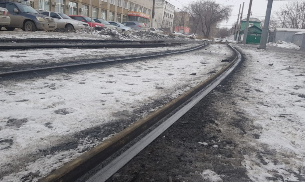 В Омске проведут капитальный ремонт трамвайных путей на улице Богдана Хмельницкого