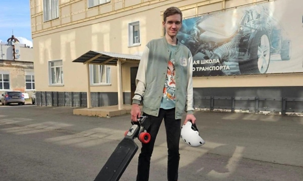 Омский студент сконструировал современный электроскейт
