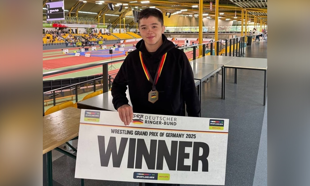 Омский борец Алибек Амиров выиграл Гран-при Германии
