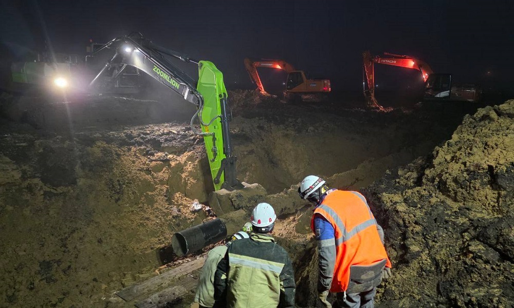 Завершены основные работы по замене трубопровода на участке магистрального газопровода в Ростовке