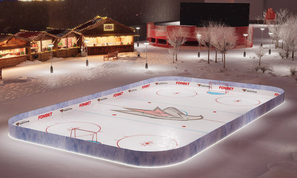 В Омске у СКК имени Блинова откроют каток