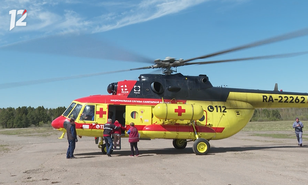 В Омской области на перевозку больных вертолётами выделили более 200 миллионов рублей