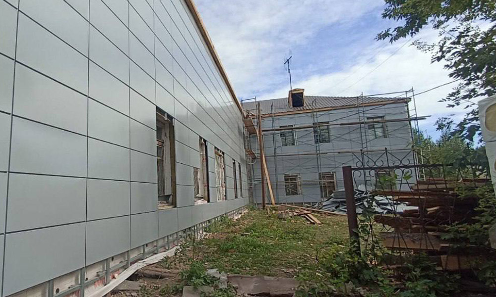 В Омской области продолжается ремонт в Полтавском краеведческом музее